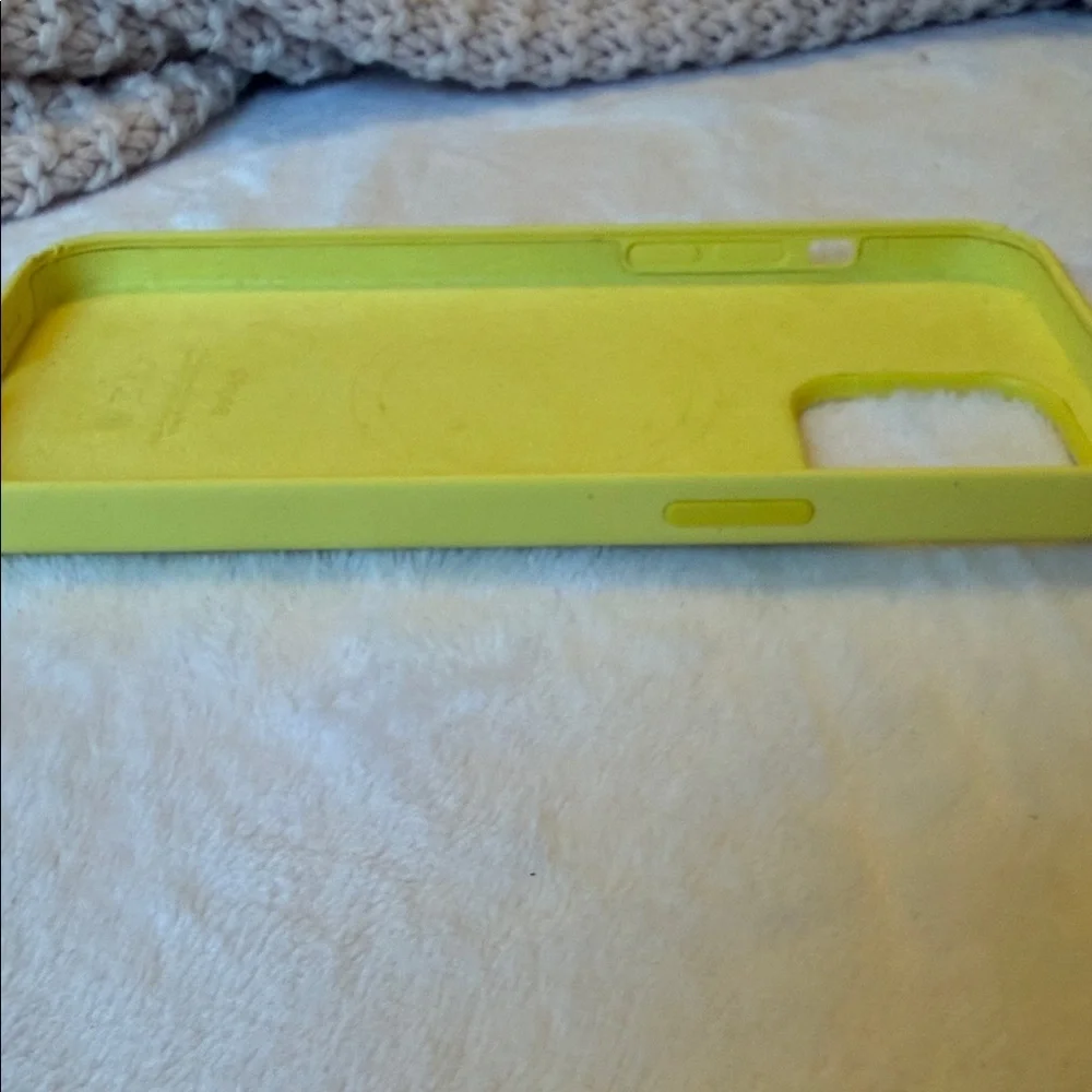 Apple Bright Yellow Silicone iPhone Case